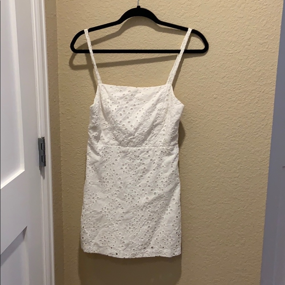 White cotton sundress